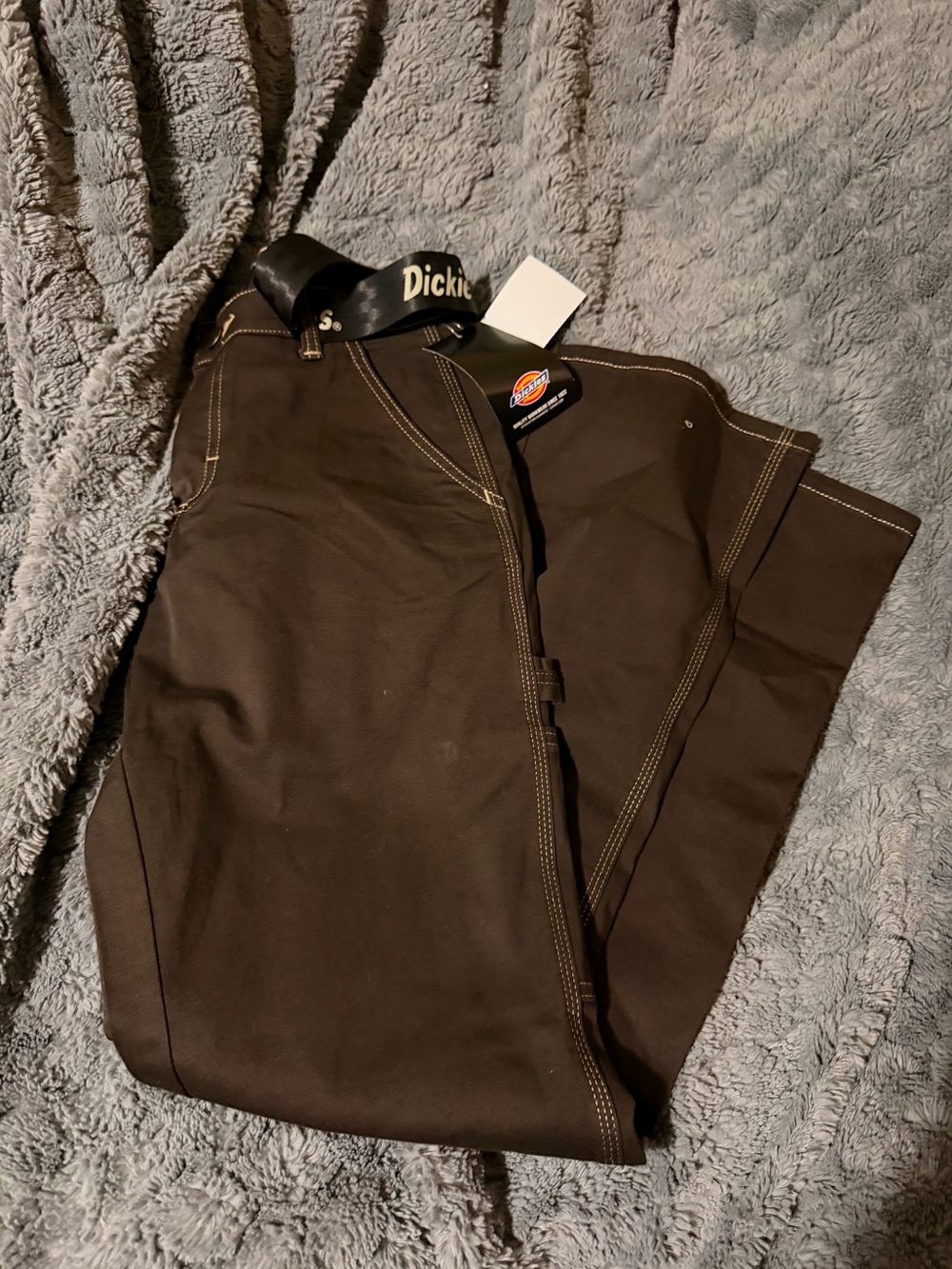 Dickies dark brown pant sz 24r nwt